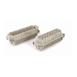 Insert HD, Raccordement à Sertir, femelle, 64 pin, 10A, Polycarbonate, 24B|48B 